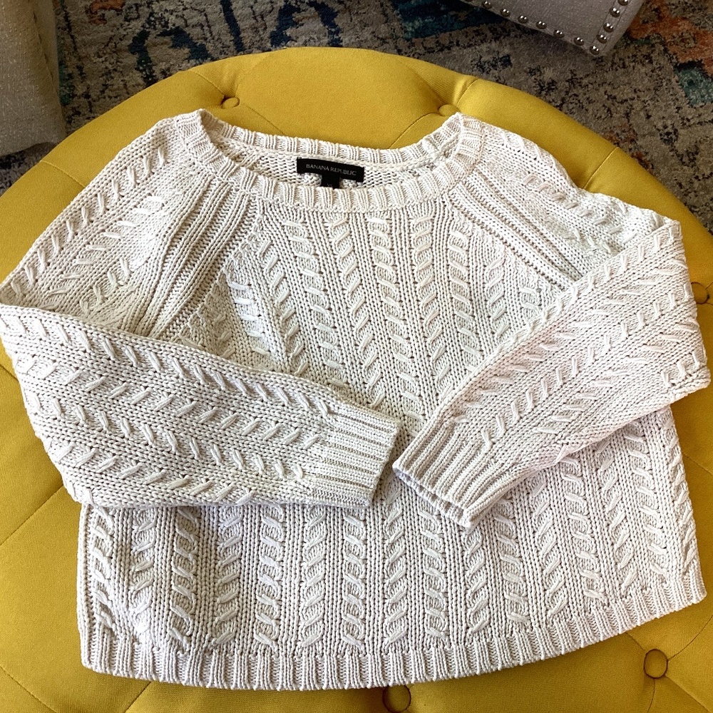 Banana Republic Cream Sweater